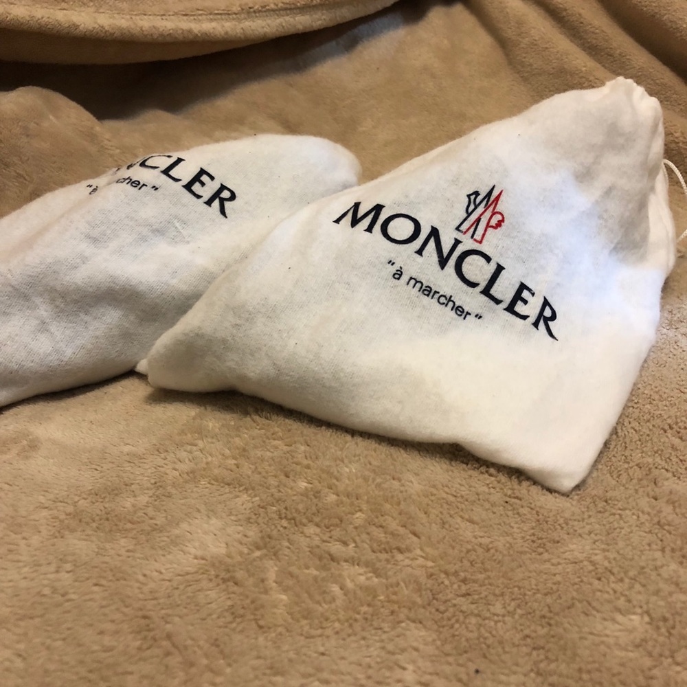 Moncler women’s suede slip on’s ( Brand New)